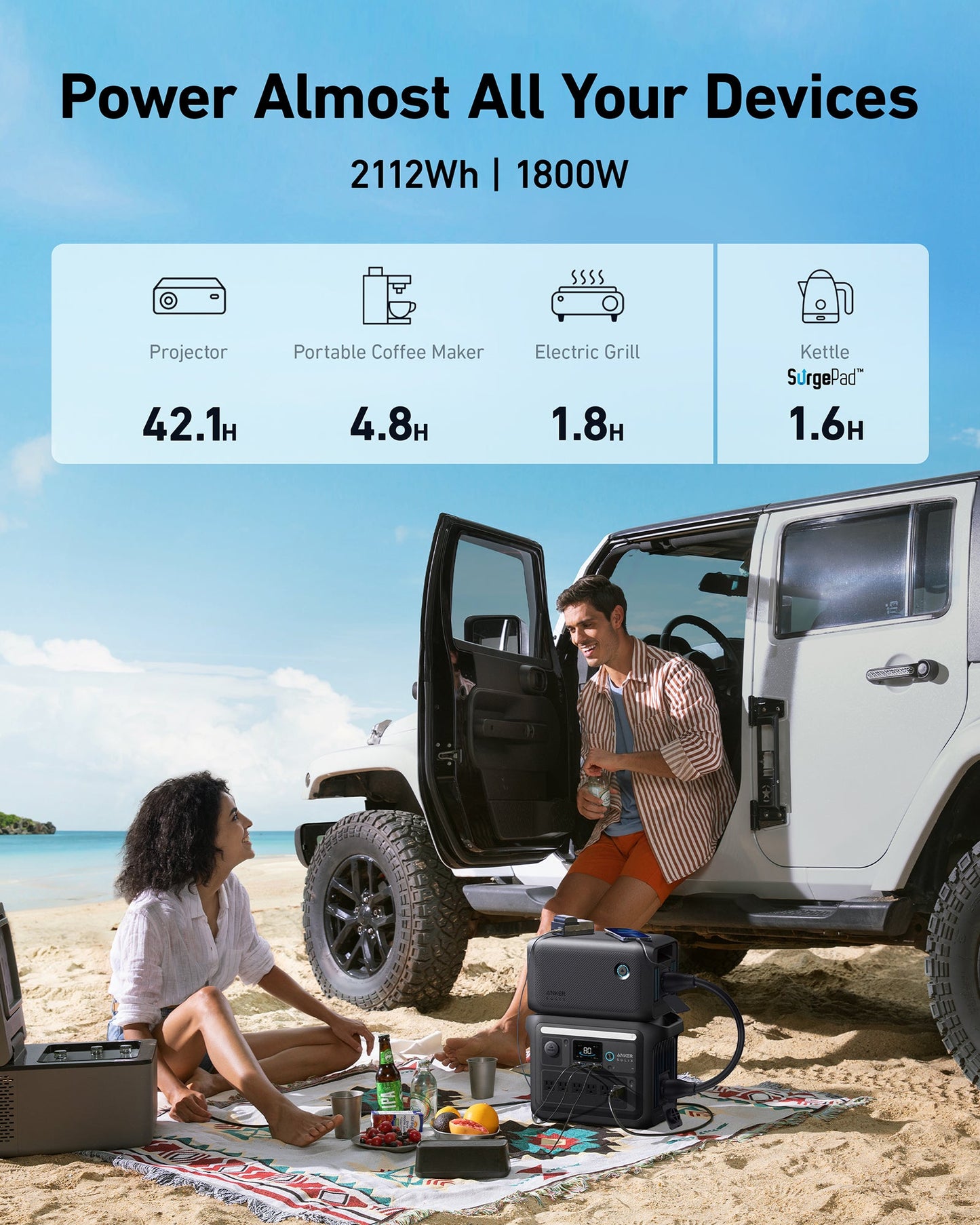 Anker SOLIX C1000X + Expansion Battery