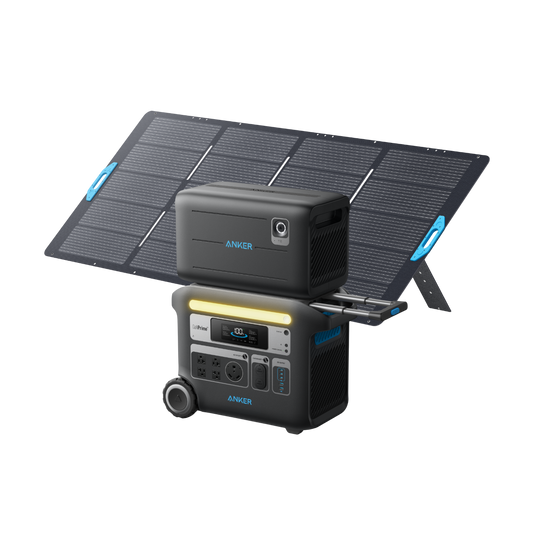 Anker SOLIX F2000 + Expansion Battery + 400W Solar Panel