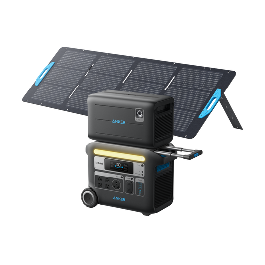 Anker SOLIX F2000 + BP2600 Expansion Battery + 200W Solar Panel