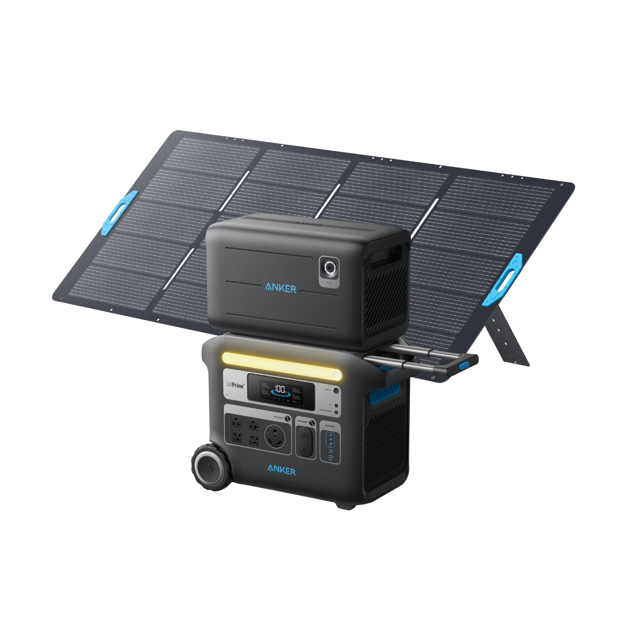 Anker SOLIX F2000 + BP2600 Expansion Battery + 400W Solar Panel