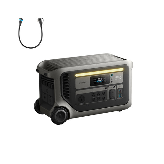 Anker SOLIX F3000 Portable Power Station with TT-30 Charging Cable (oso)