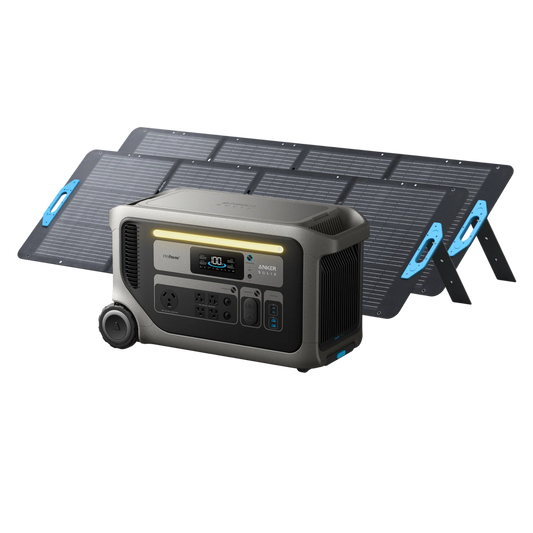 Anker SOLIX F3000 Solar Generator + 2× 200W Solar Panel
