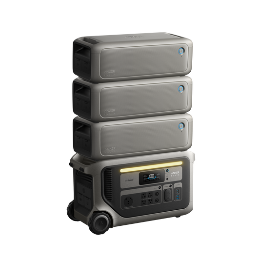 Anker SOLIX F3000(UL9540 Certificated) + 3× Expansion Battery