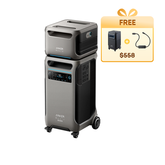 Anker SOLIX F3800 Plus + Expansion Battery + Free Protective Cover + Free 240V Bypass Charging Cable - Firework