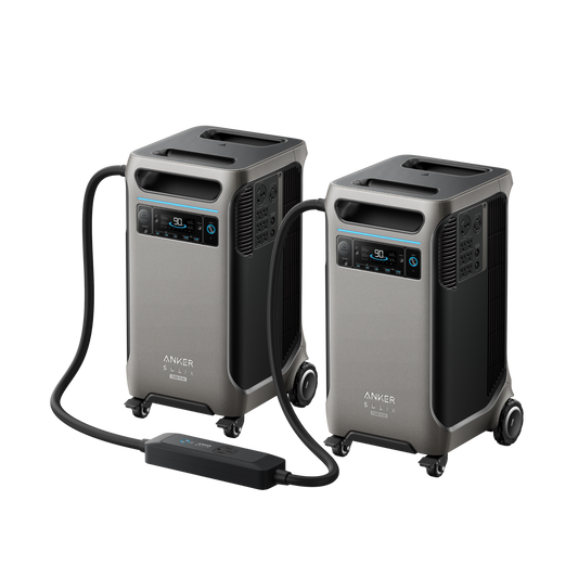 2× Anker SOLIX F3800 Plus + Double Power Hub