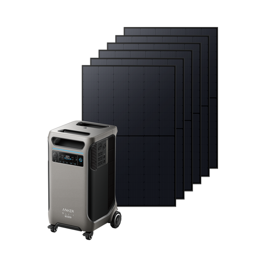 Anker SOLIX F3800 Plus + 6× 410W Rigid Solar Panel