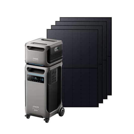 Anker SOLIX F3800 Plus + Expansion Battery + 4× 410W Rigid Solar Panel