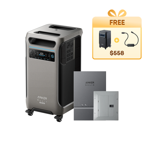 Anker SOLIX F3800 Plus + Smart Home Power Kit + Free Protective Cover + Free 240V Bypass Charging Cable - Firework