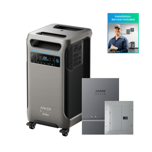 Anker SOLIX F3800 Plus + Smart Home Power Kit + Installation Service