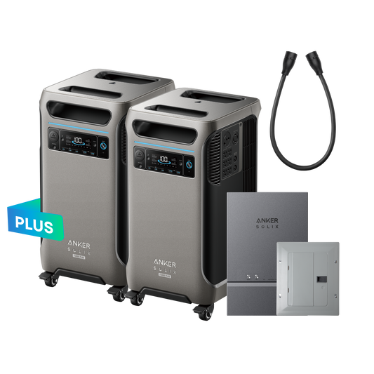 2× Anker SOLIX F3800 Plus + Smart Home Power Kit