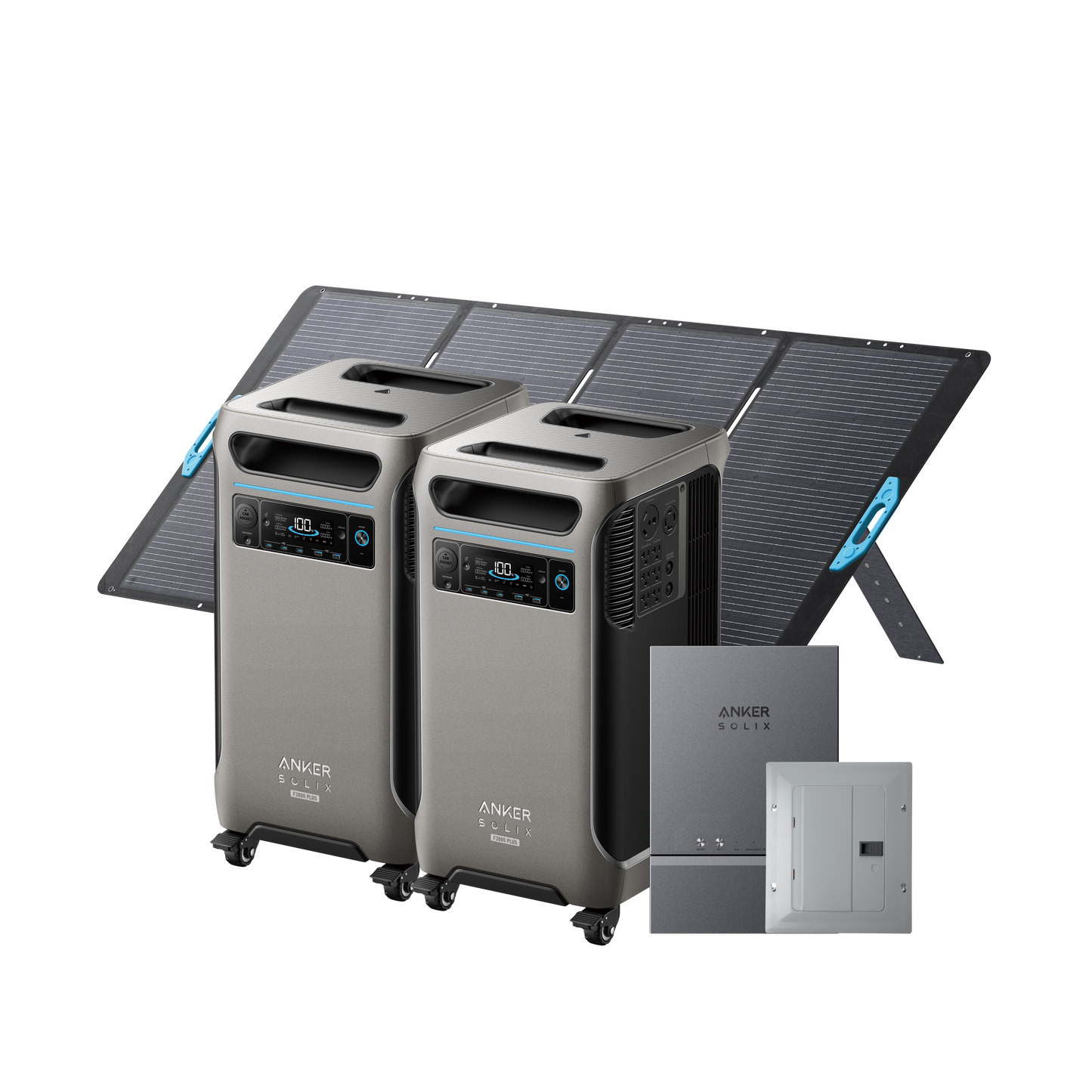 2× Anker SOLIX F3800 Plus + Smart Home Power Kit