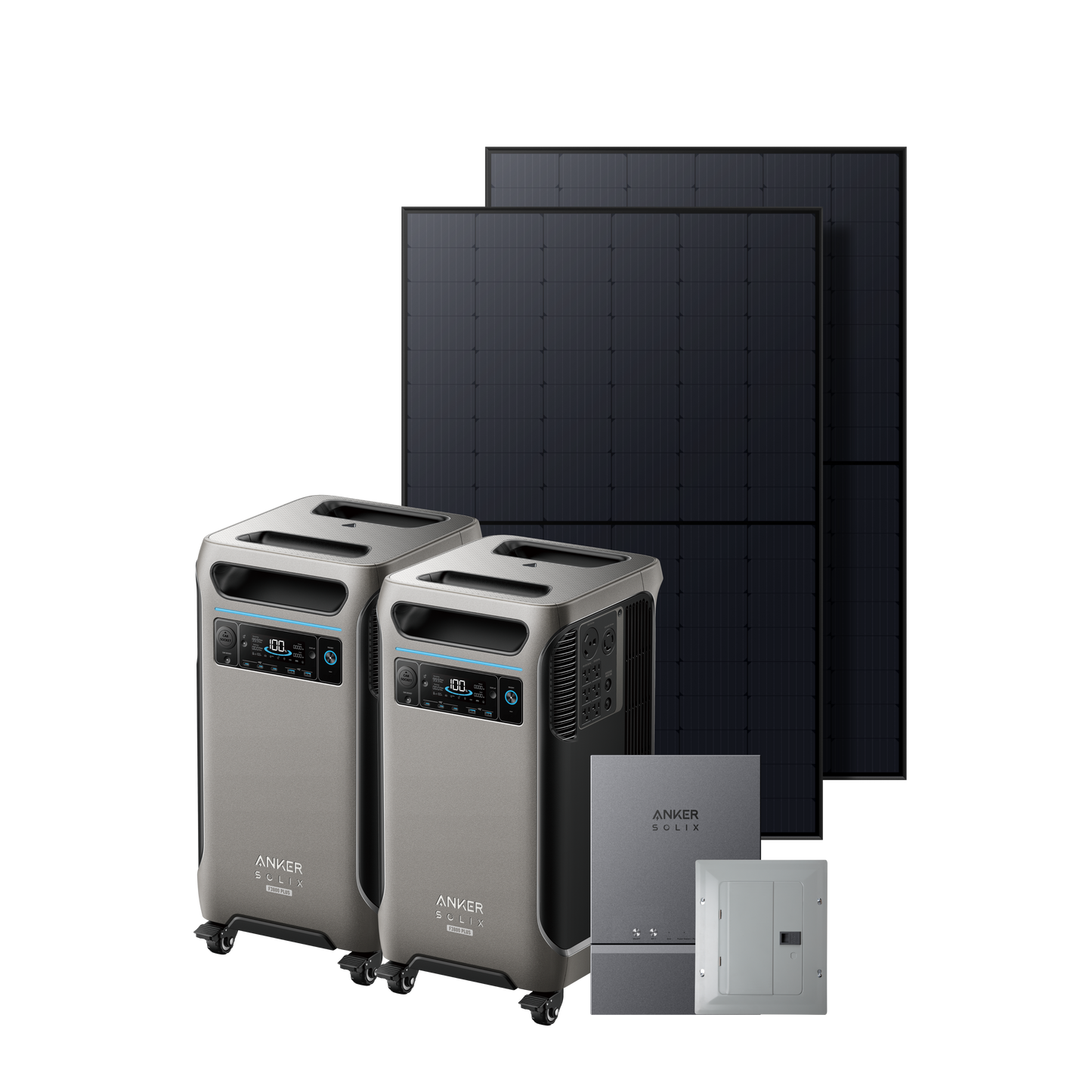 2× Anker SOLIX F3800 Plus + Smart Home Power Kit