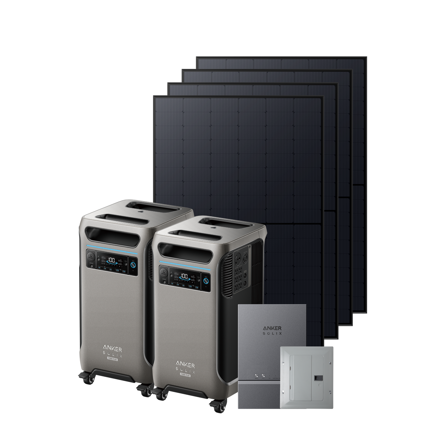 2× Anker SOLIX F3800 Plus + Smart Home Power Kit