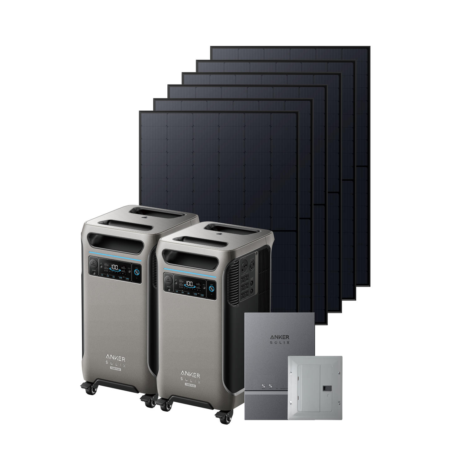 2× Anker SOLIX F3800 Plus + Smart Home Power Kit