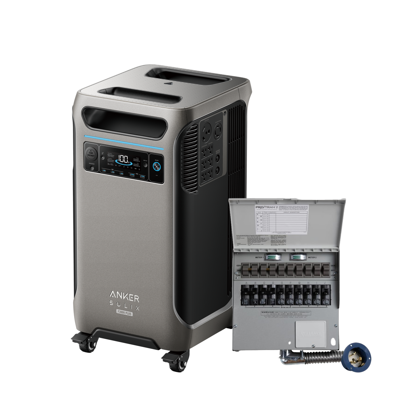 Anker SOLIX F3800 Plus + Home Backup Kit - EDM