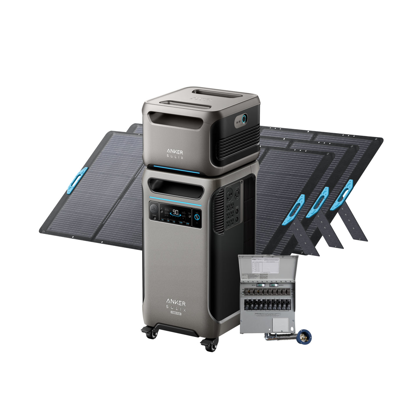 Anker SOLIX F3800 Plus + Expansion Battery + Home Backup Kit - NEW