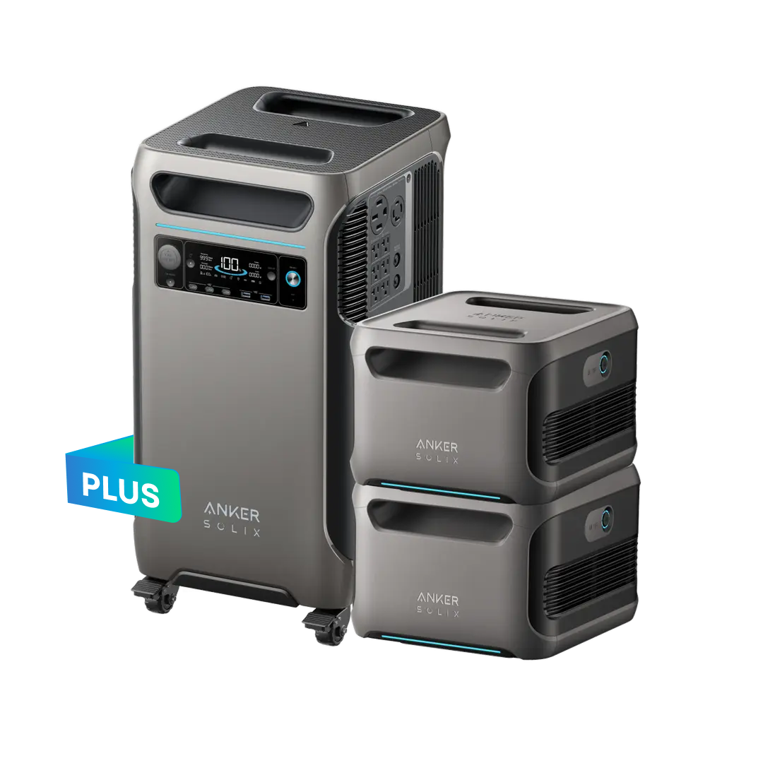 Anker SOLIX F3800 Plus + 2× Expansion Battery