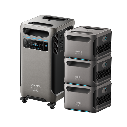 Anker SOLIX F3800 Plus + 3× Expansion Battery