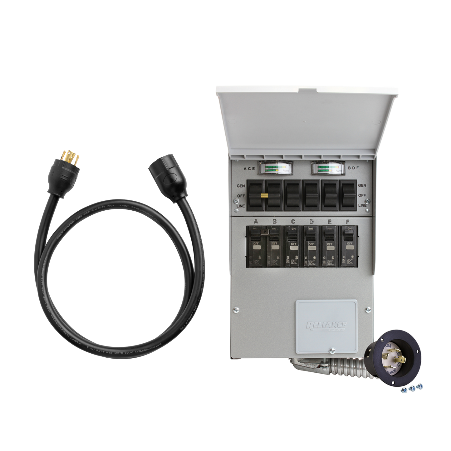 Starter Home Backup Kit (120V/240V, 30 Amp, 6-Circuit) - NEW