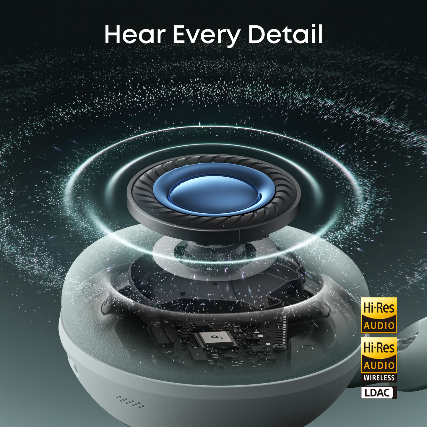 soundcore Space 2 | Comfortable Noise Cancelling Headphones with All-Day Wearing