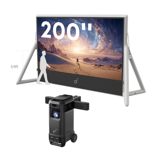 soundcore Nebula X1 Pro + 200-Inch Inflatable Screen Bundle