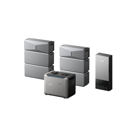 2× Anker SOLIX E10 (1× Power Module + 2× Battery) + Power Dock + Smart Generator