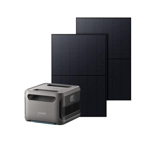 Anker SOLIX BP3800 Expansion Battery + 2× 410W Rigid Solar Panels