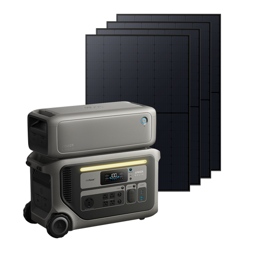 Anker SOLIX F3000 + Expansion Battery + 4× 410W Rigid Solar Panel