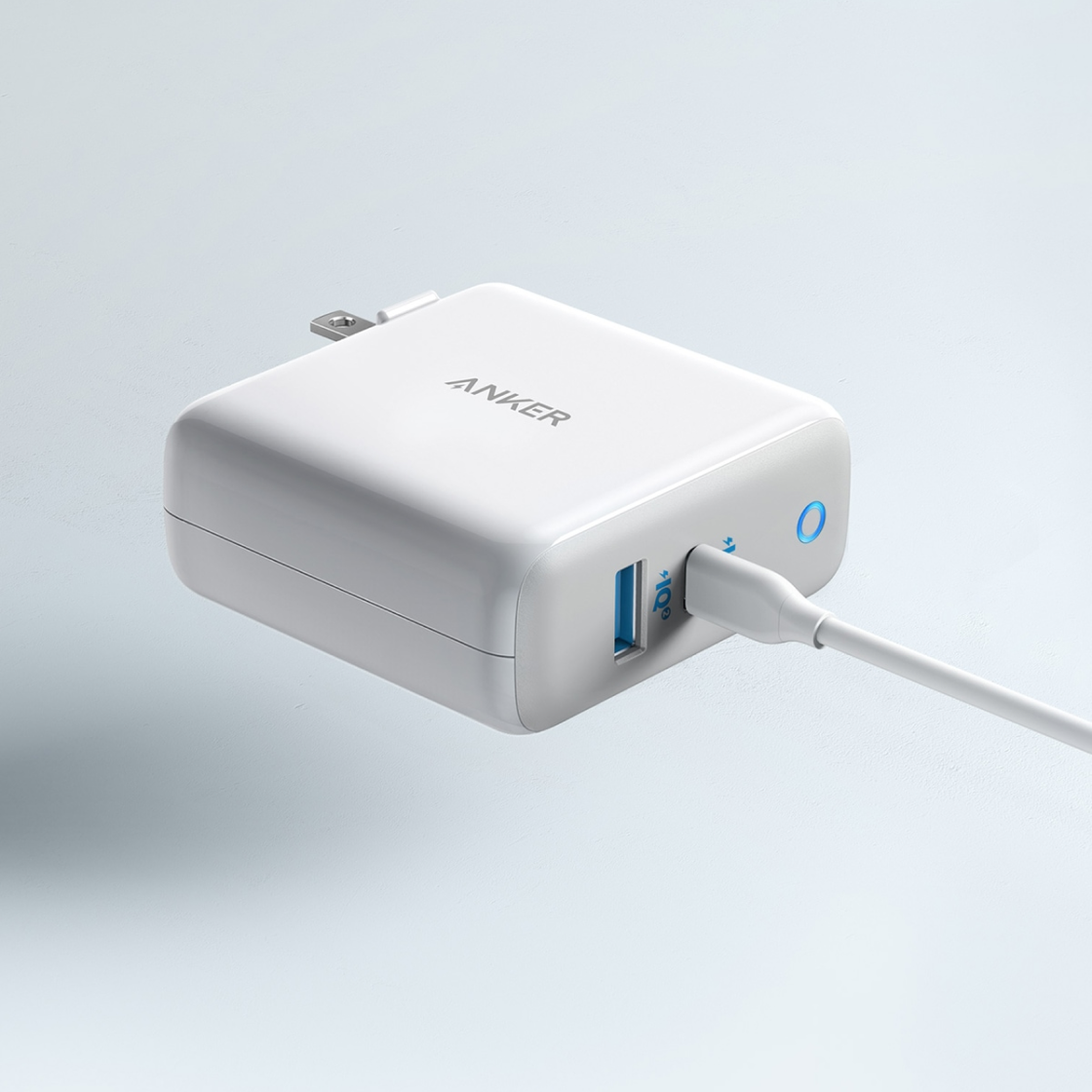 Anker 60W 2-Port Wall Charger with 6ft USB-C to USB-C Cable