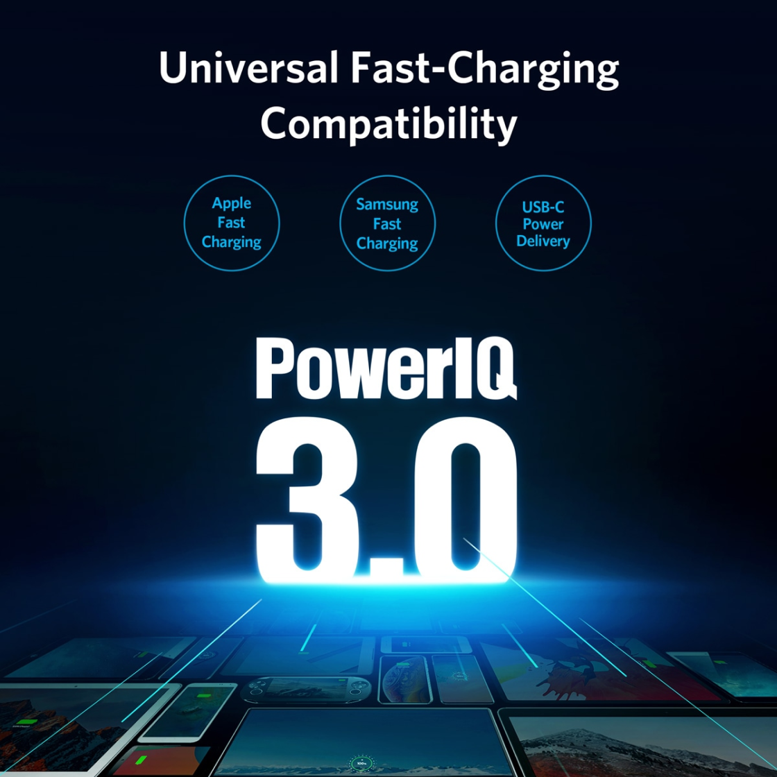 Anker 60W 2-Port Wall Charger with 6ft USB-C to USB-C Cable