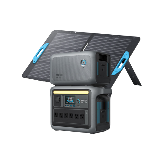 Anker SOLIX C1000 + Expansion Battery + 100W Solar Panel