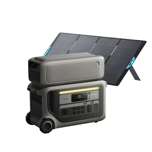 Anker SOLIX F3000 + Expansion Battery + 400W Solar Panel