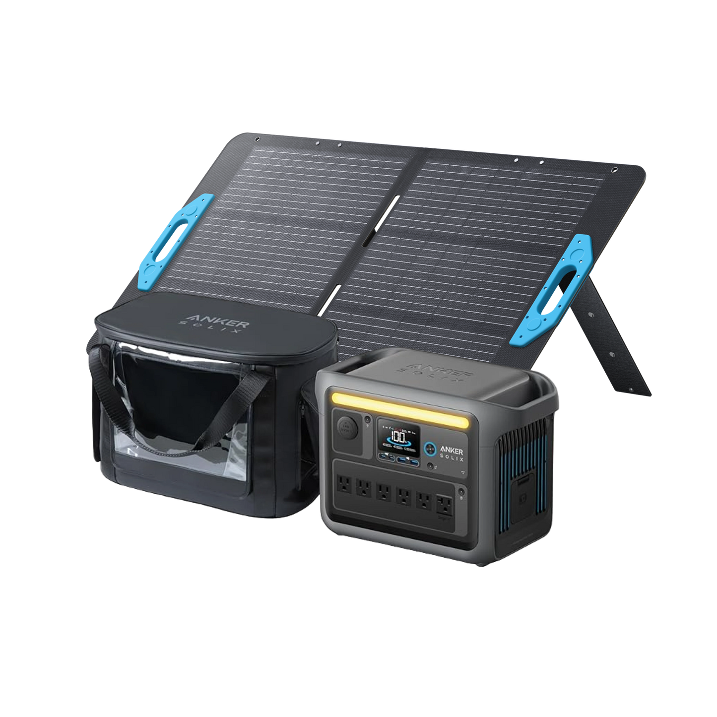 Anker SOLIX C1000 Portable Power Station + Water Resistant Bag