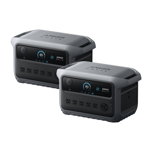 2× Anker SOLIX C2000 Gen 2 Portable Power Station