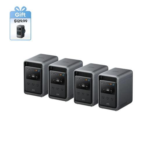 4× S2000 Portable Power Station