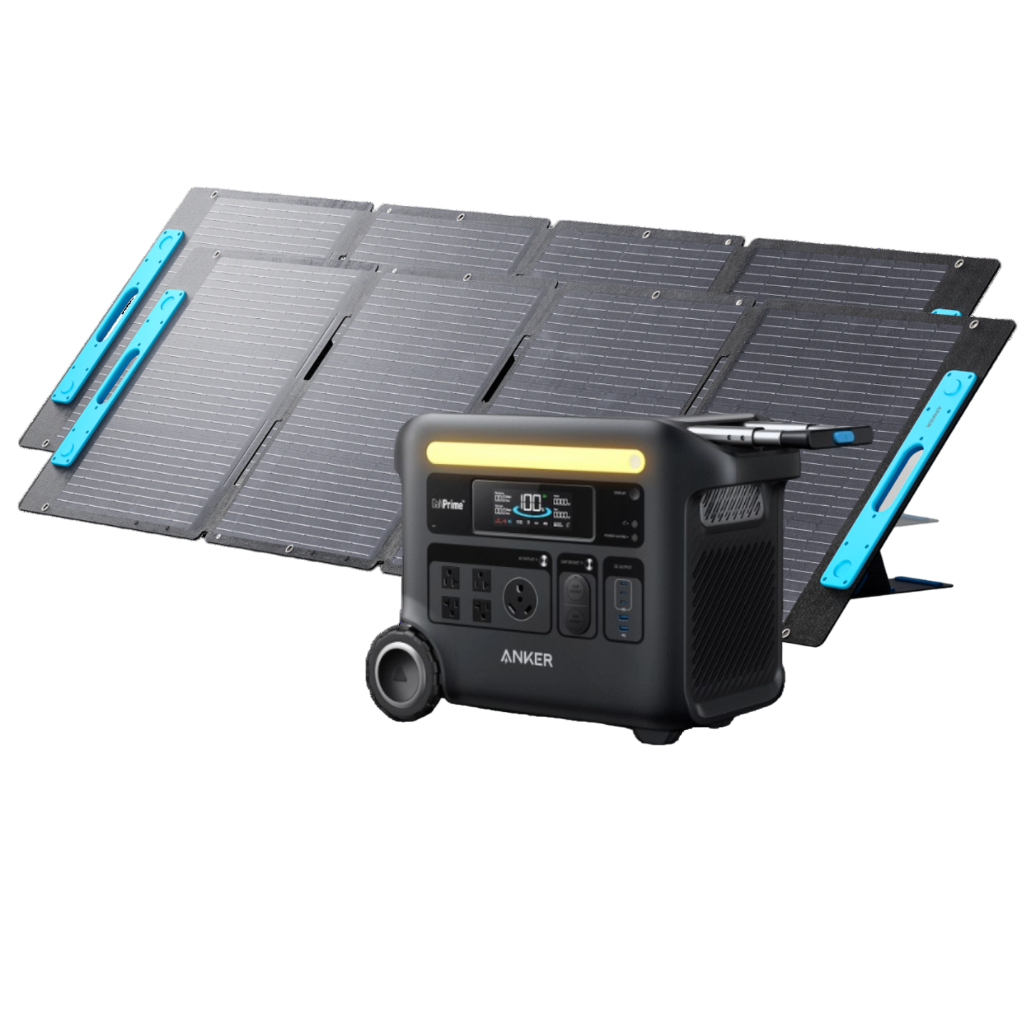 Anker SOLIX F2600 Solar Generator + 2× 200W Solar Panels