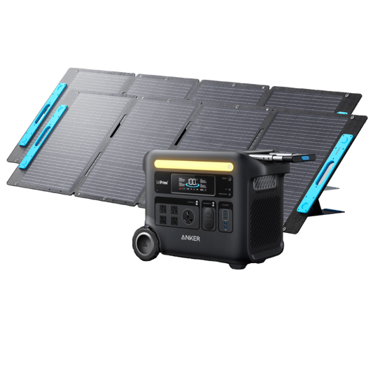 Anker SOLIX F2600 Solar Generator + 2× 200W Solar Panels