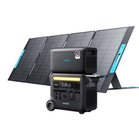 Anker SOLIX F2600 + Expansion Battery + 400W Solar Panel
