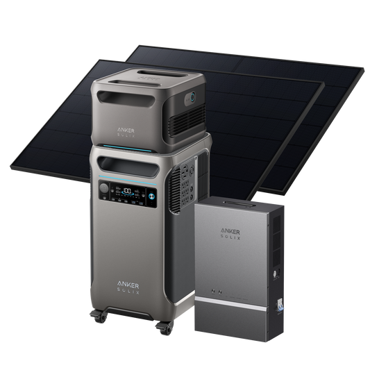 Anker SOLIX F3800 + Expansion Battery + Smart Home Power Kit + 2× 410W Rigid Solar Panels