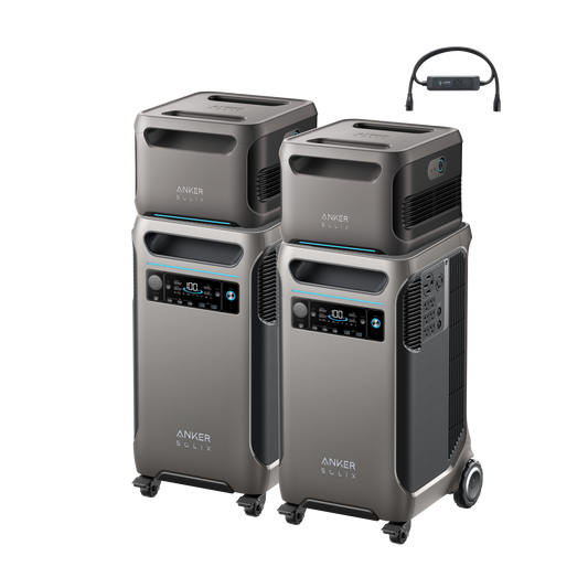 2× Anker SOLIX F3800 + Double Power Hub + 2× Expansion Battery