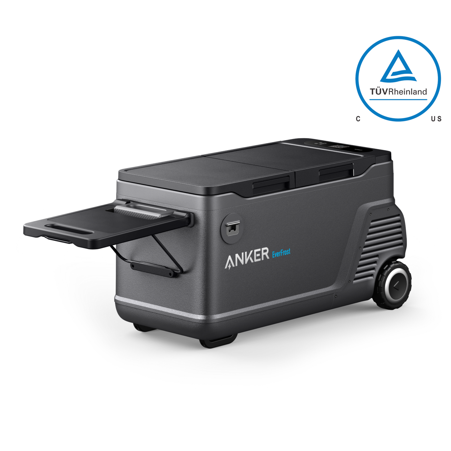 Anker EverFrost Dual-Zone Portable Cooler 50 with New 299Wh Battery, Powered by AC/DC/Solar