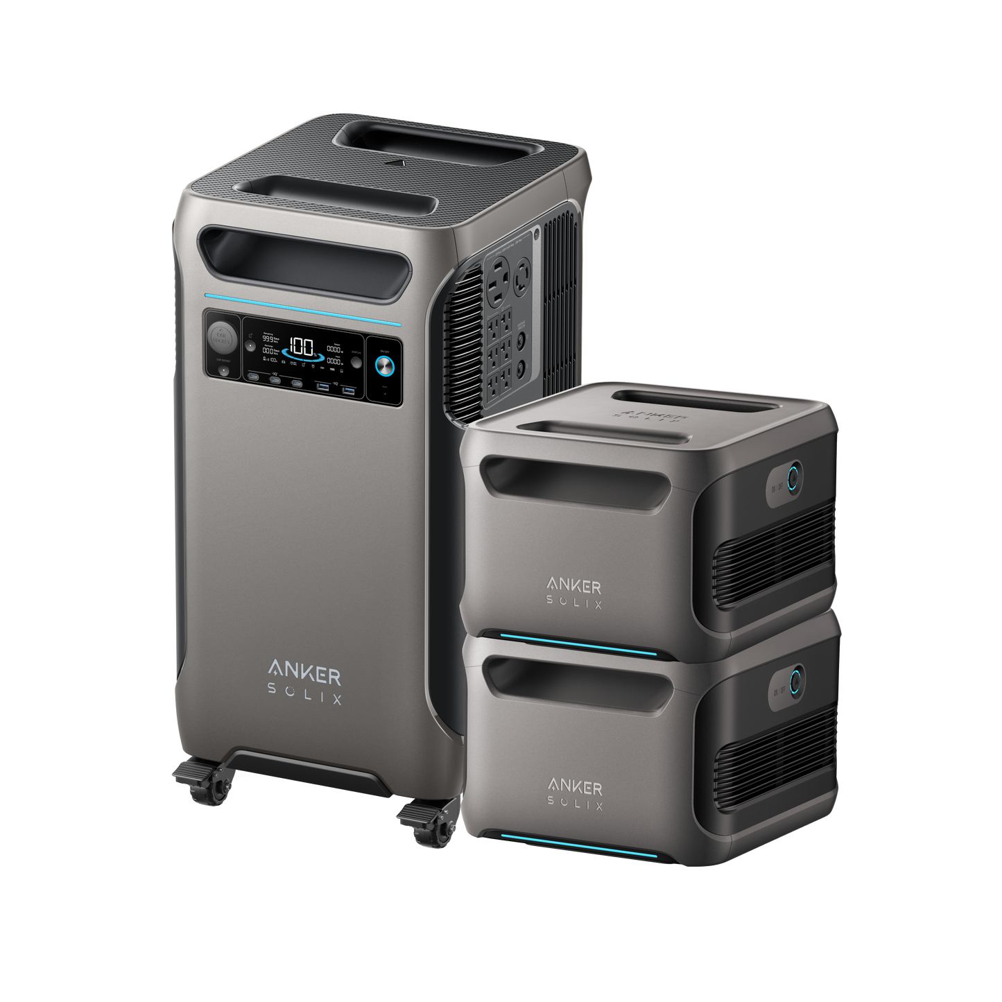 Anker SOLIX F3800 + 2× Expansion Battery - NEW
