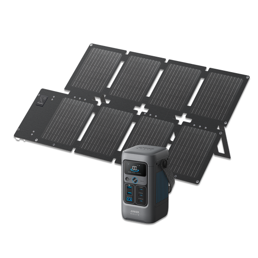 Anker SOLIX C200 DC Solar Generator + 60W Solar Panel
