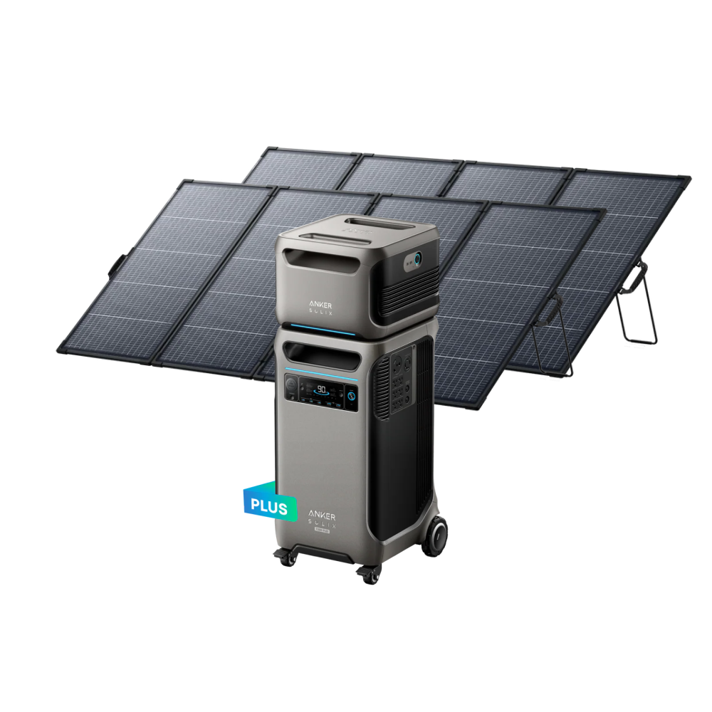 Anker SOLIX F3800 Plus + Expansion Battery + 2× 400W Solar Panel