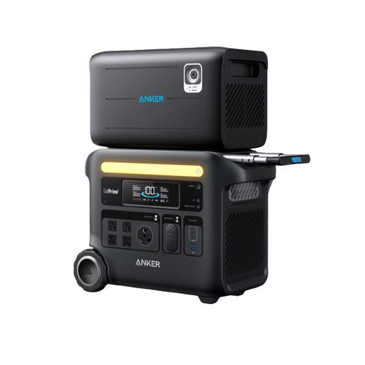 Anker SOLIX F2600 + BP2600 Expansion Battery - 5120Wh | 2400W