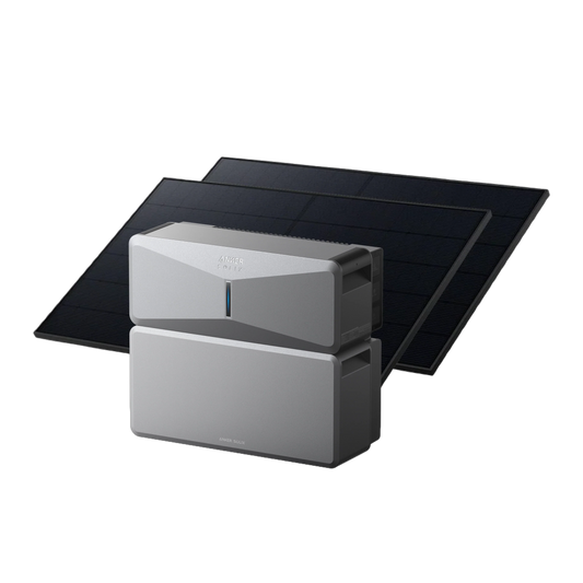 E10 (Power Module + Battery) Solar Generator + 2× 405W Rigid Solar Panels