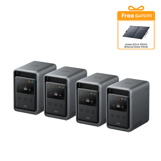 4× S2000 Portable Power Station