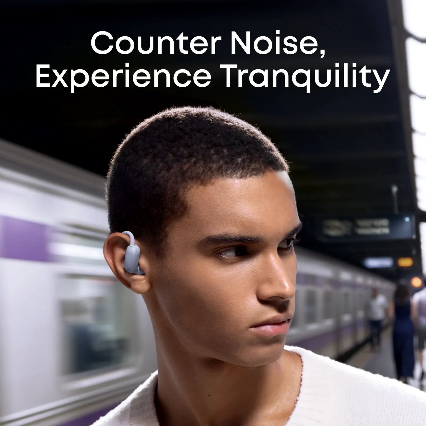 AeroFit 2 Pro｜Dual-Form Earbuds with Open-Ear and Active Noise Cancellation Form